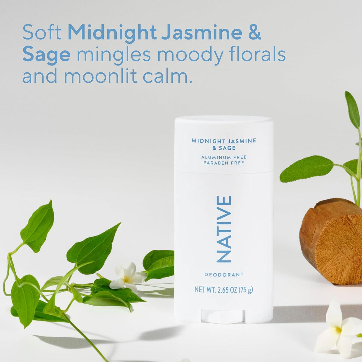 Native Jasmine & Sage deodorant for everyday odor protection
