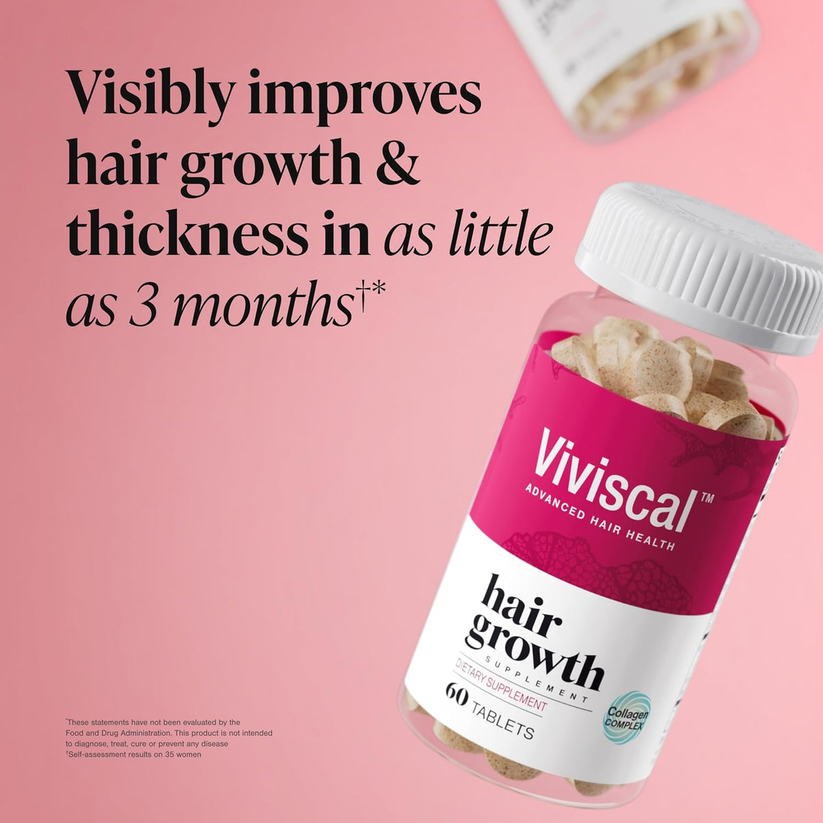 Viviscal 1 month hair growth supplement supply