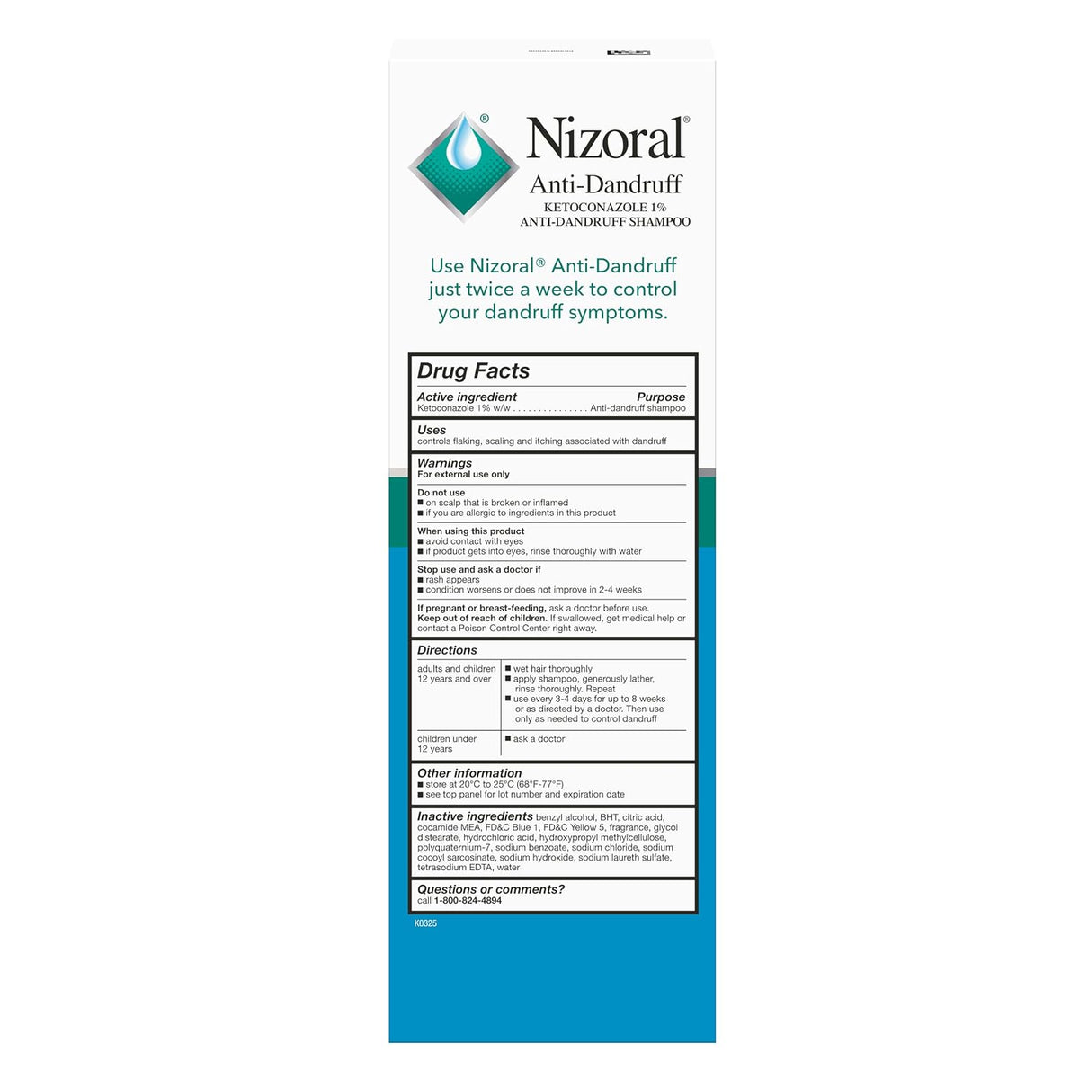 Nizoral shampoo for color-treated and gray hair