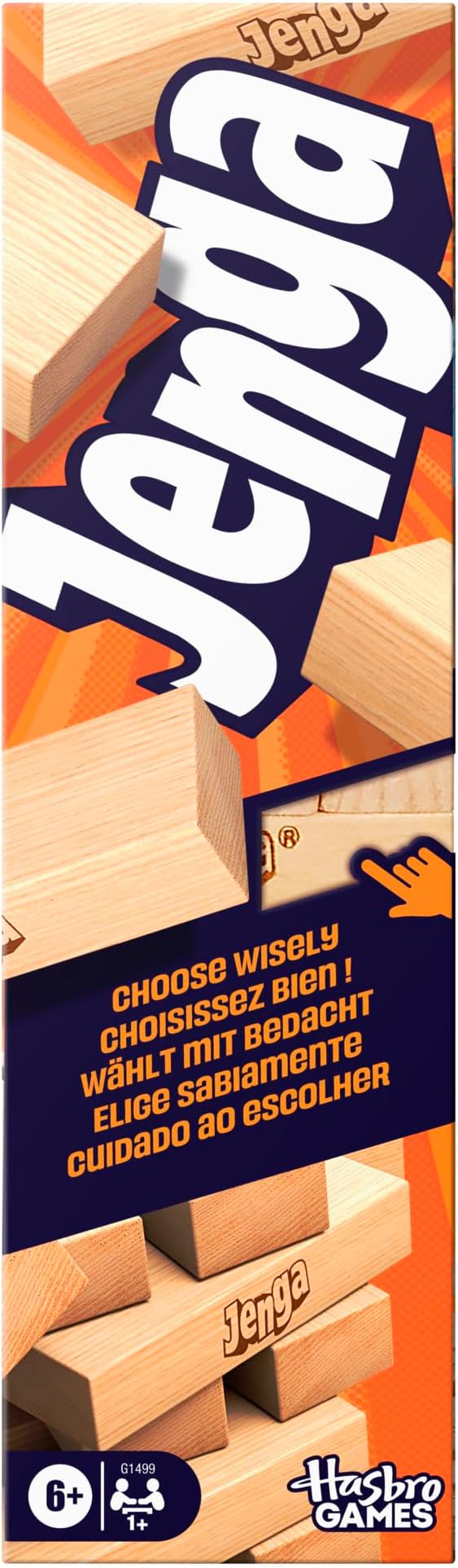 Hasbro Gaming Jenga stacking game for ages 6 and up
