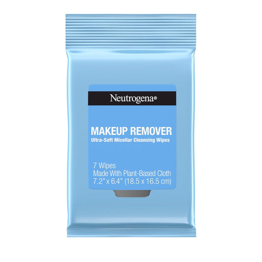 Neutrogena travel makeup remover face wipes packaging