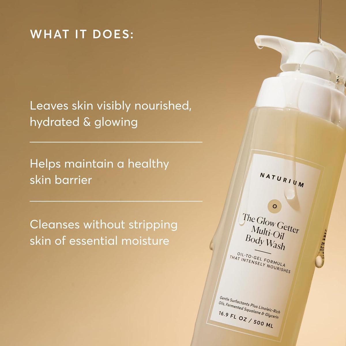 Naturium The Glow Getter body wash beauty cleanser