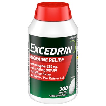 Excedrin Migraine 300 caplets pain relief value pack