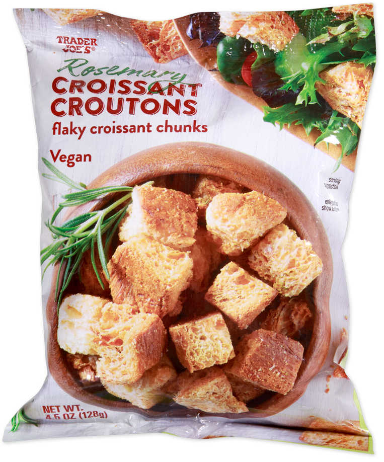 Trader Joe's rosemary croissant croutons