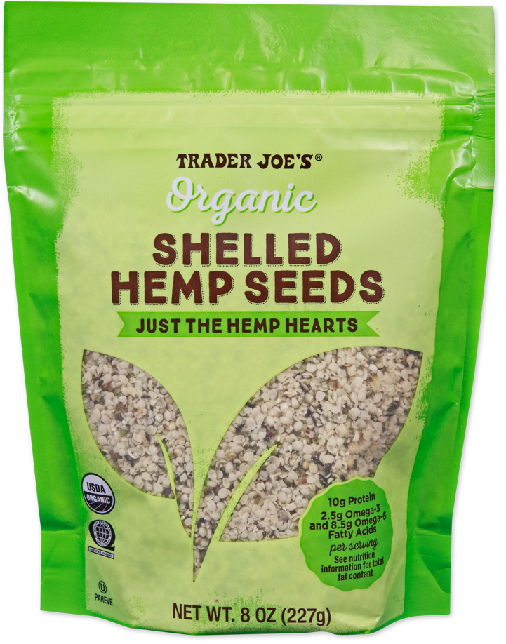 Trader Joe's organic shelled hemp seeds