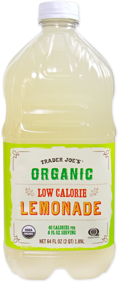 Trader Joe's organic low calorie lemonade drink
