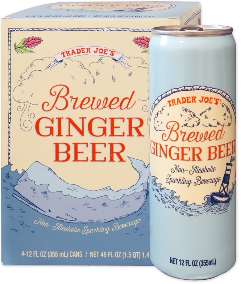 Trader Joe's Brewed Ginger Beer beverage
