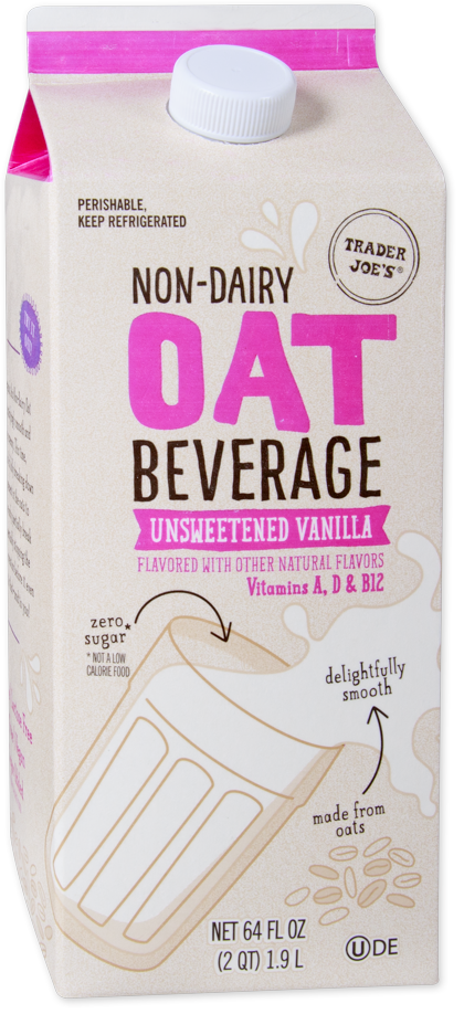 Trader Joe's unsweetened vanilla non-dairy oat beverage