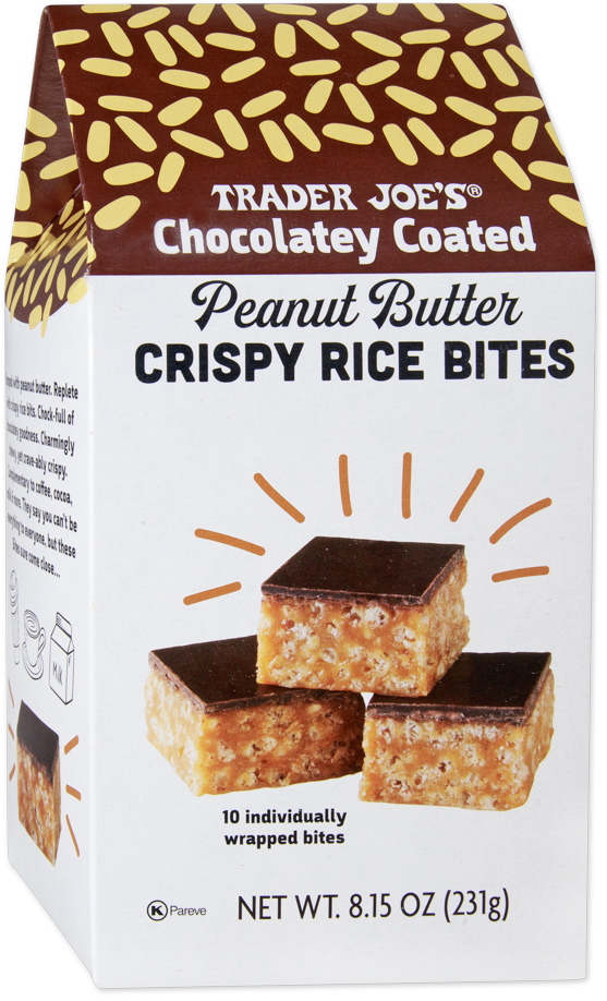 Trader Joe's chocolatey peanut butter crispy rice bites