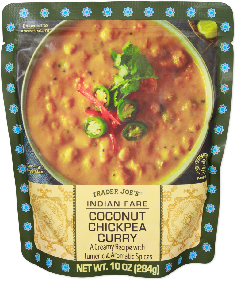 Trader Joe's Coconut Chickpea Curry kosher pantry item