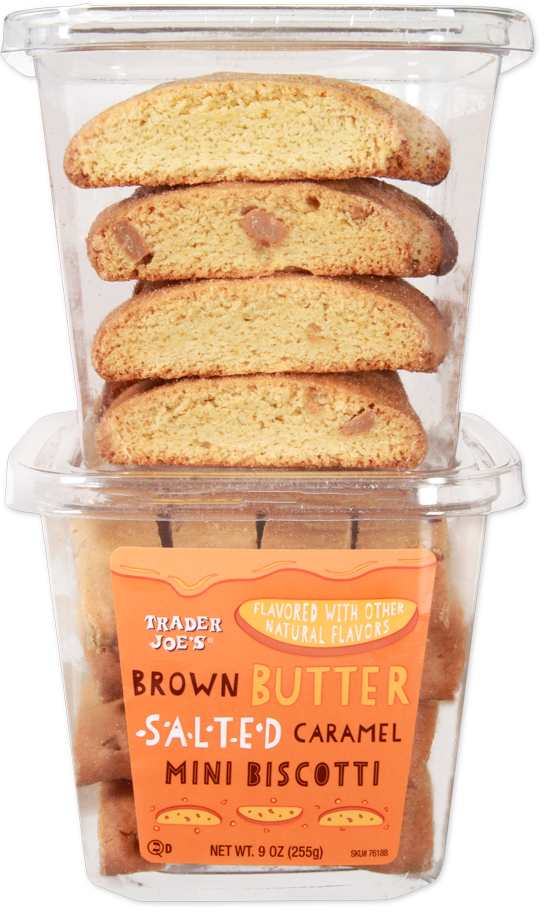 Trader Joe's Brown Butter Salted Caramel Mini Biscotti
