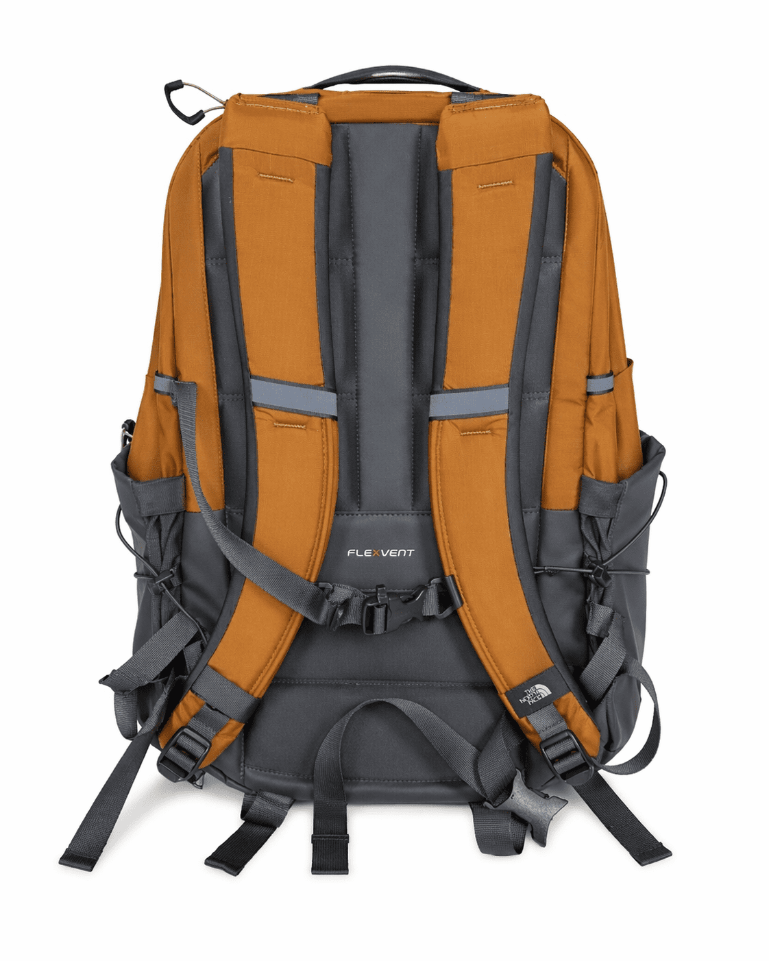 The North Face Borealis daypack with bungee straps and FlexVent suspension