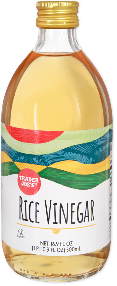 Trader Joe's rice vinegar bottle
