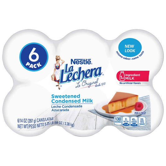 14 oz cans of Nestlé La Lechera condensed milk