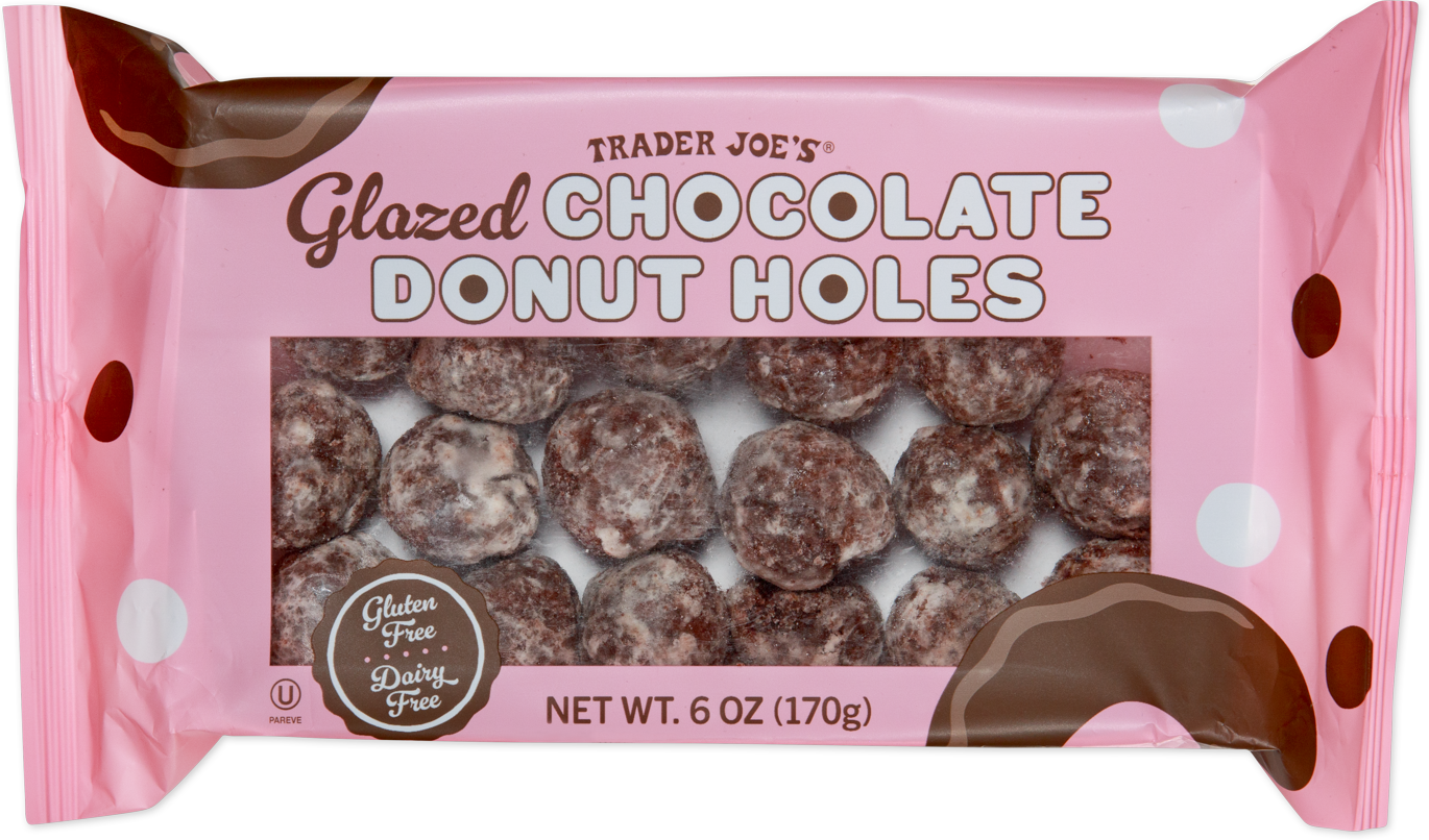 Trader Joe's glazed chocolate donut holes