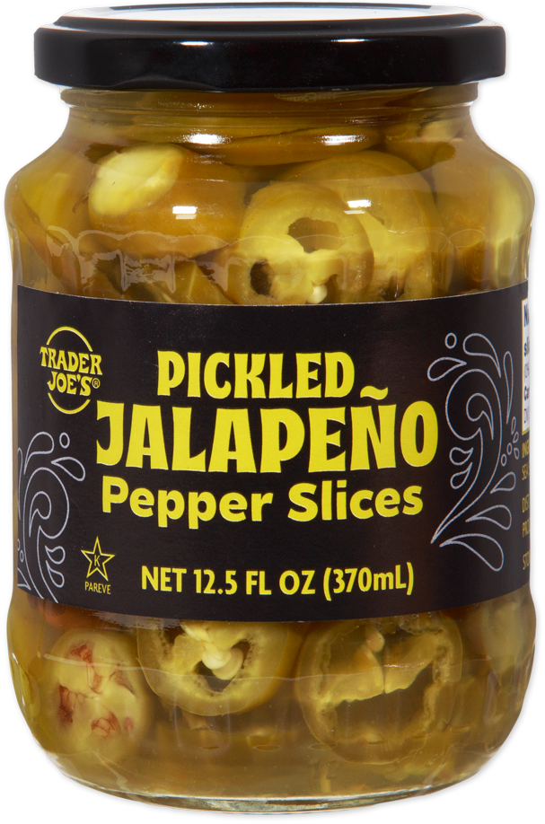 Trader Joe's Pickled Jalapeño Pepper Slices kosher pantry condiment