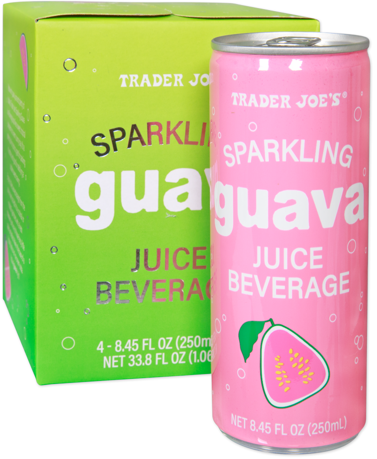 Trader Joe's sparkling guava juice beverage