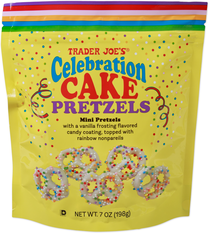 Trader Joe's Celebration Cake Pretzels festive snack