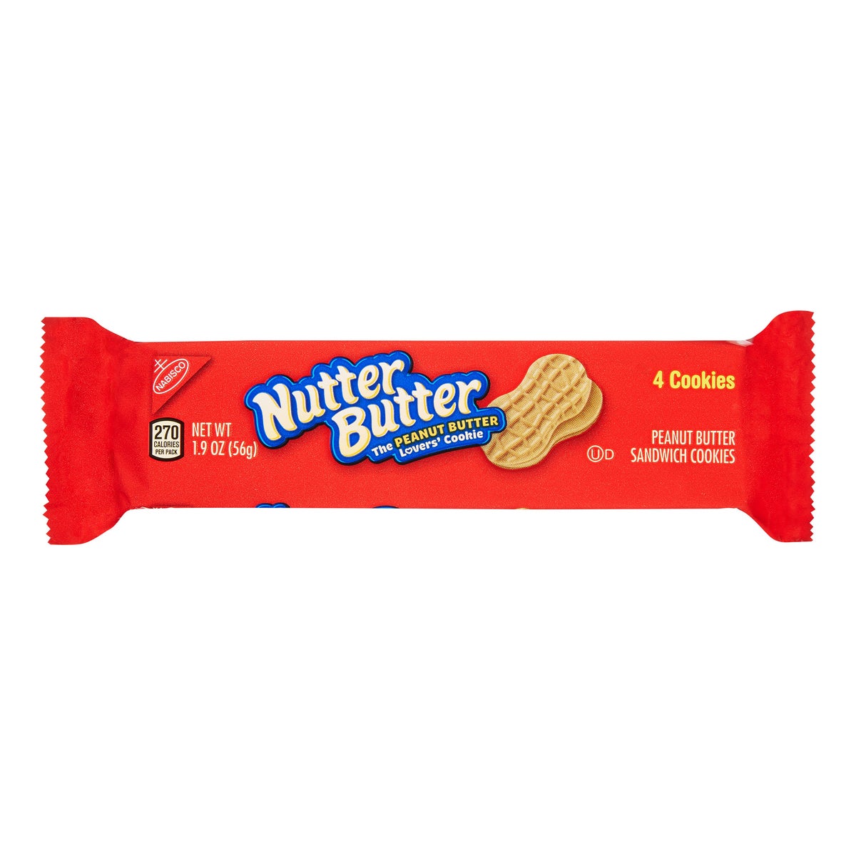 Peanut butter sandwich cookies pantry snack pack