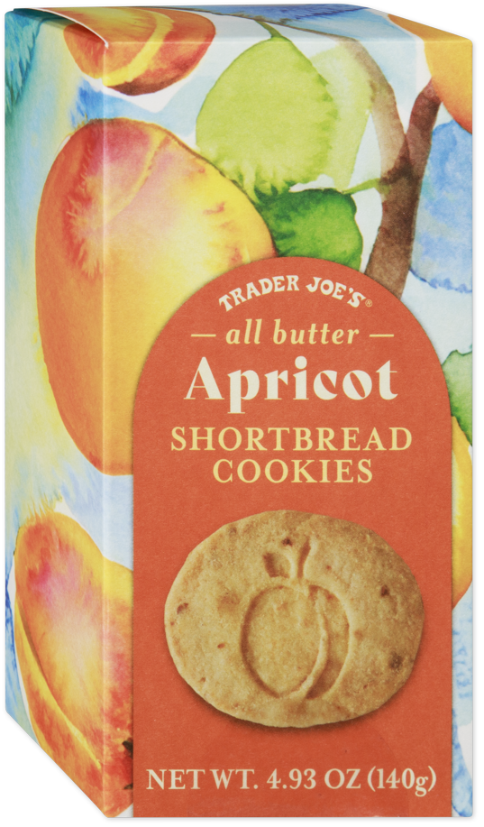 Trader Joe's all butter apricot shortbread cookies