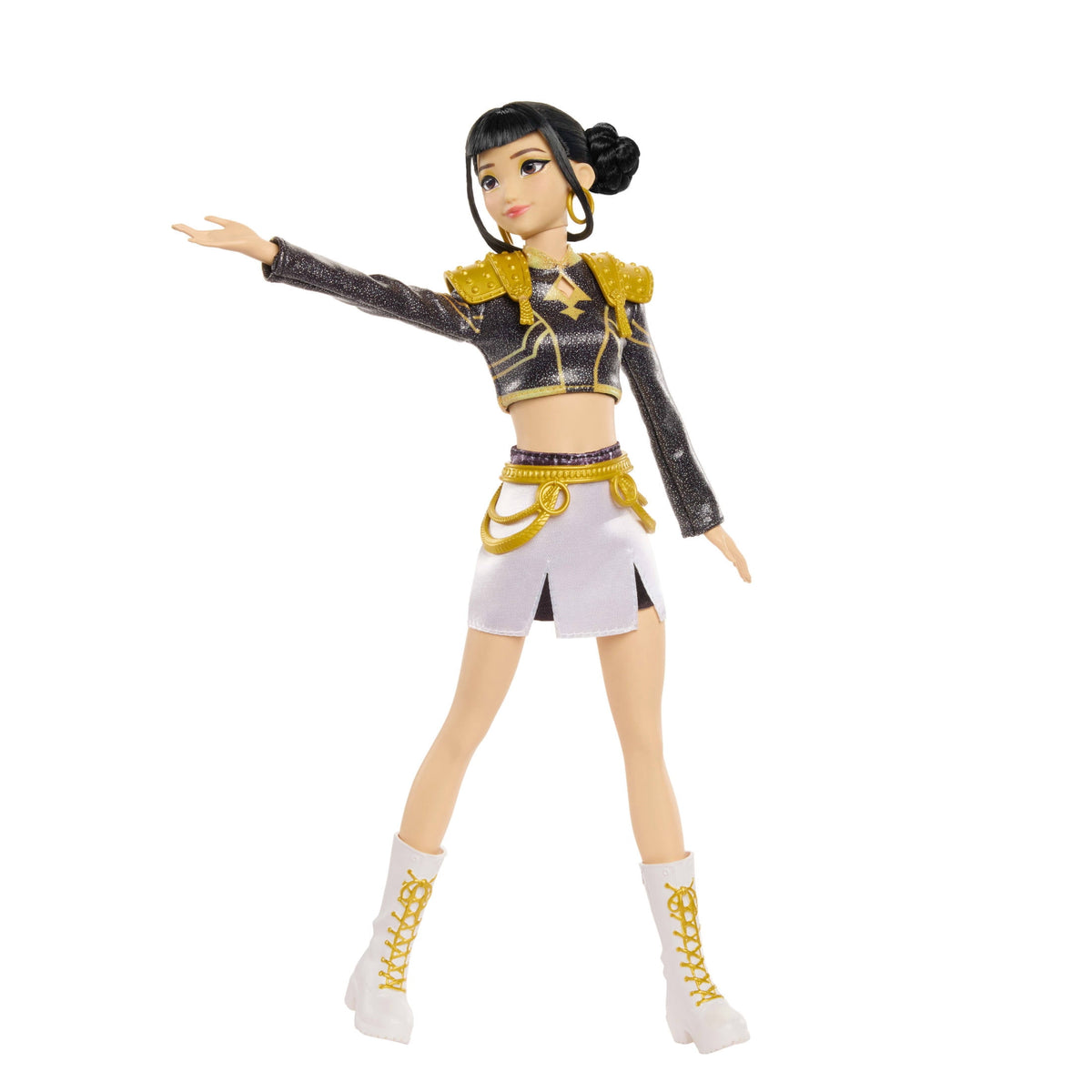 Golden Zoey singing doll with five posable joints
