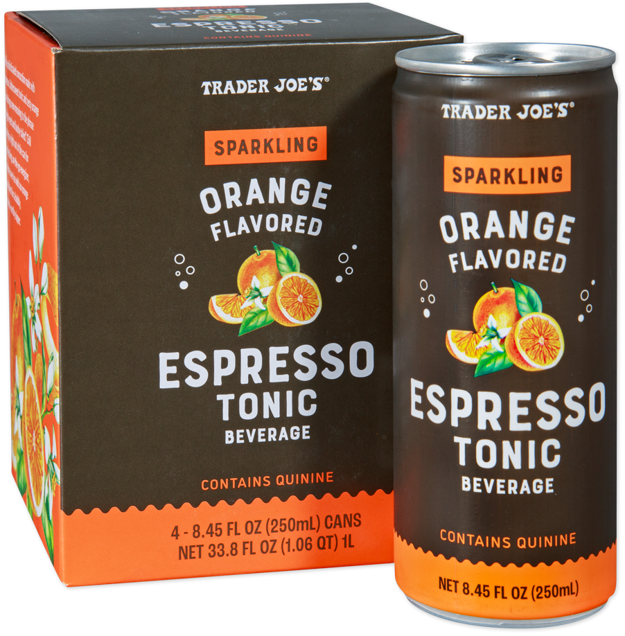Trader Joe's sparkling orange flavored espresso tonic