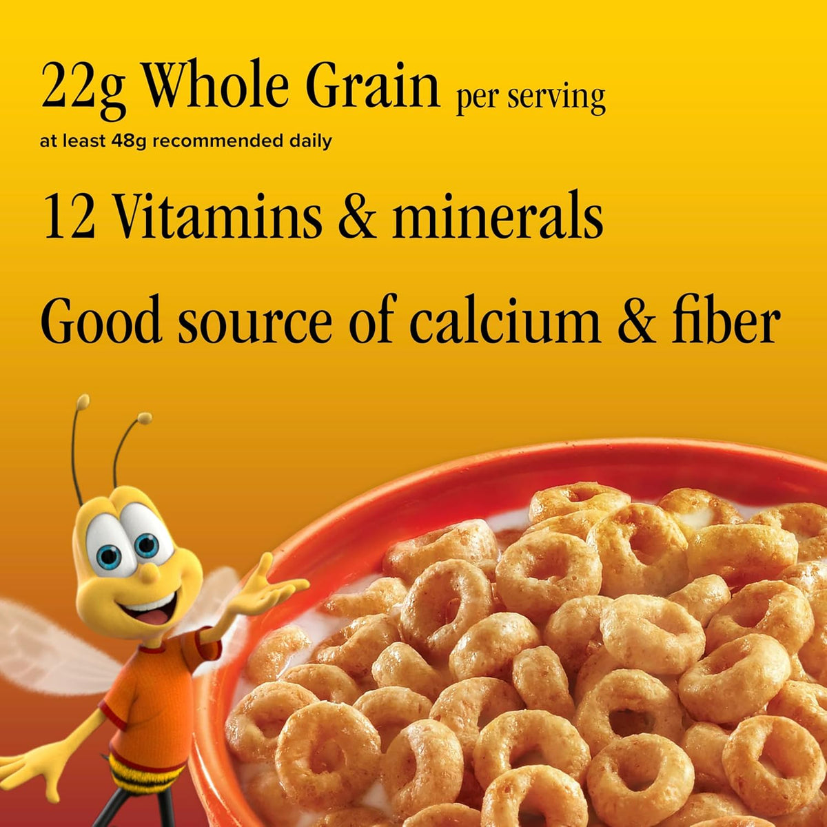 Cheerios Honey Nut giant size cereal box