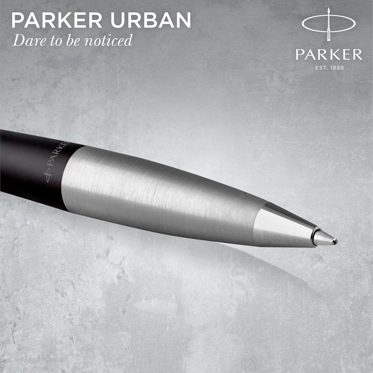 Parker black lacquer ballpoint pen