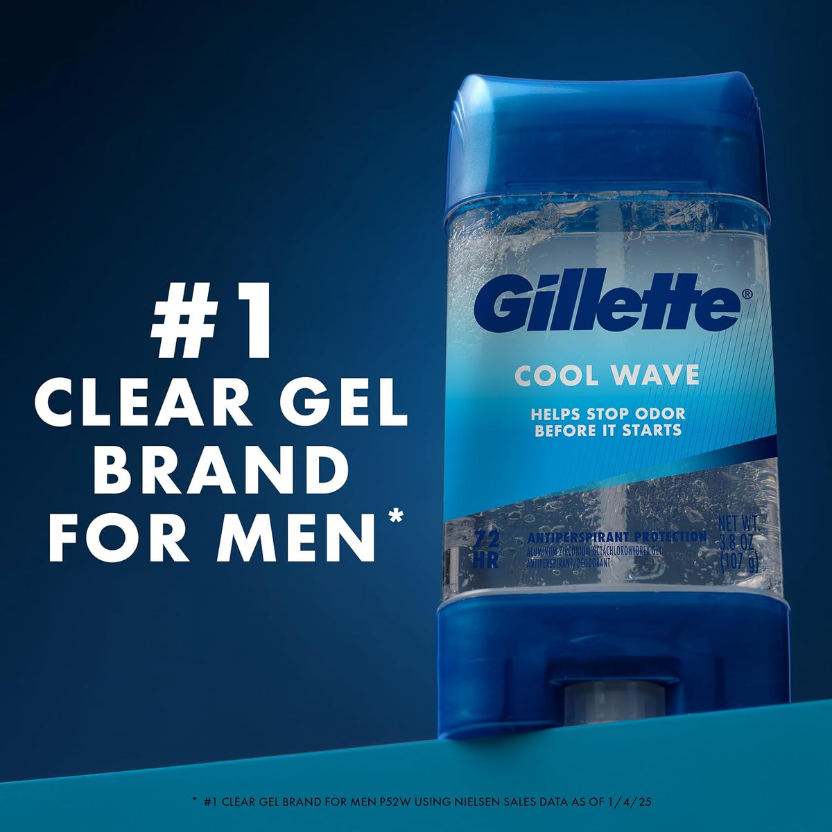 Gillette men’s clinical protection deodorant 3.8 oz