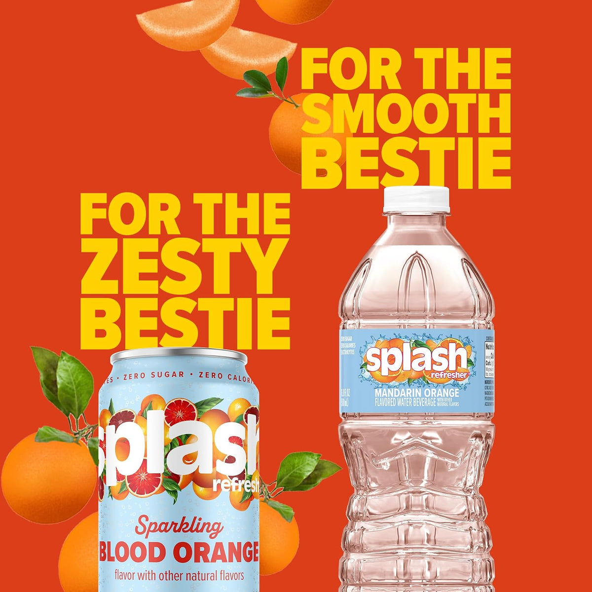 SPLASH REFRESHER Mandarin Orange beverage pack