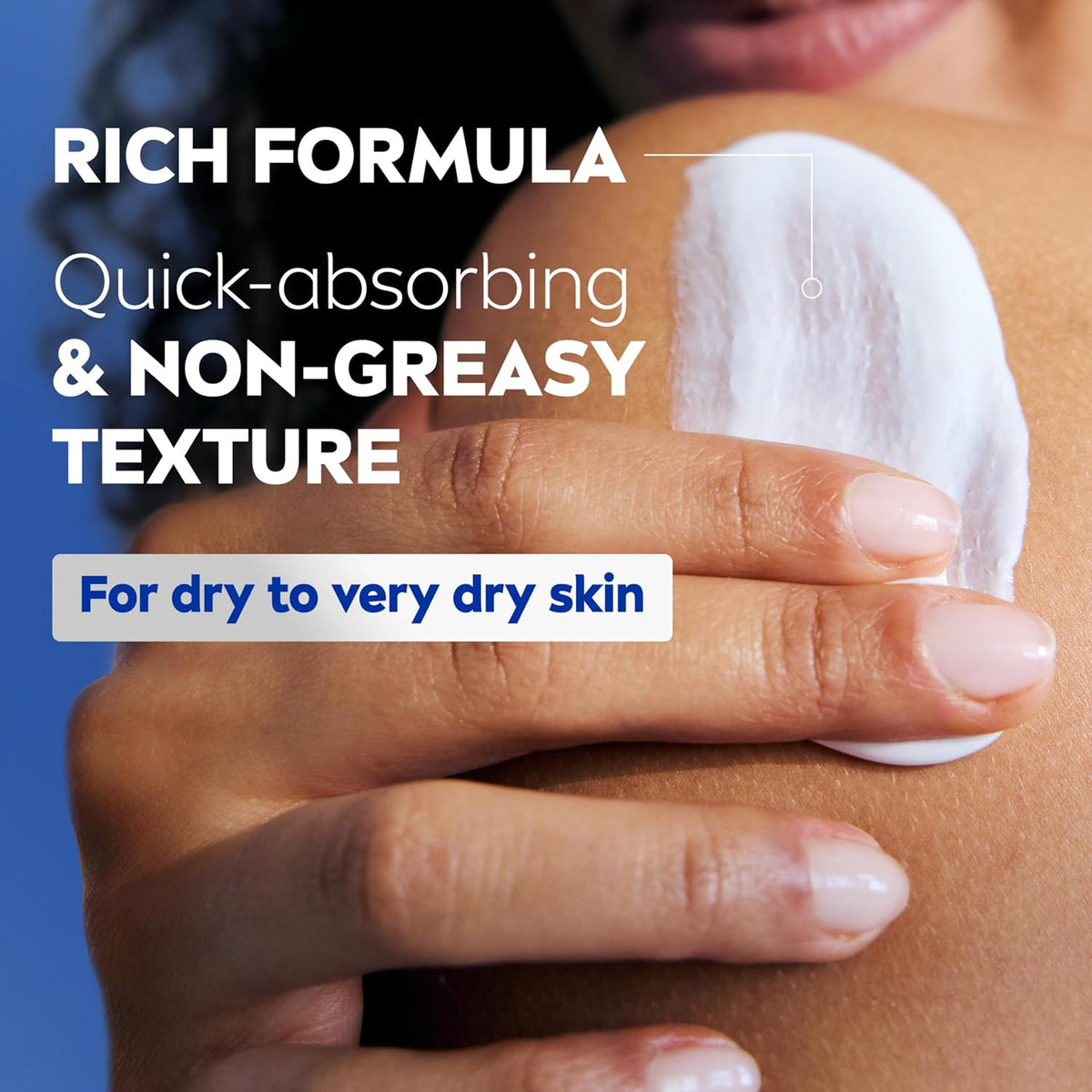NIVEA non-greasy body lotion with almond oil