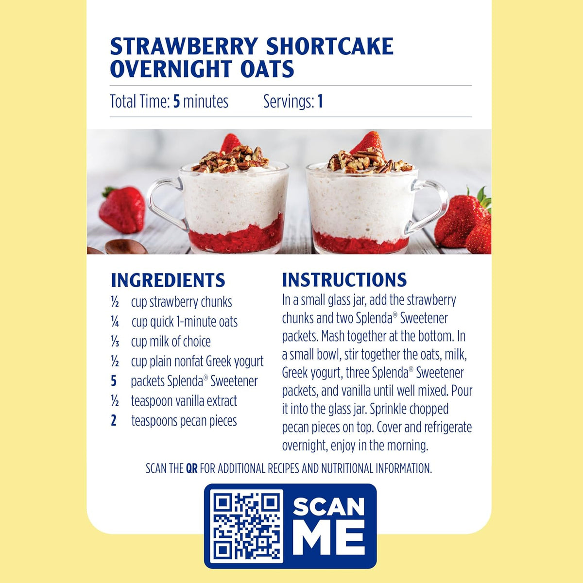 SPLENDA zero calorie sweetener pantry staple