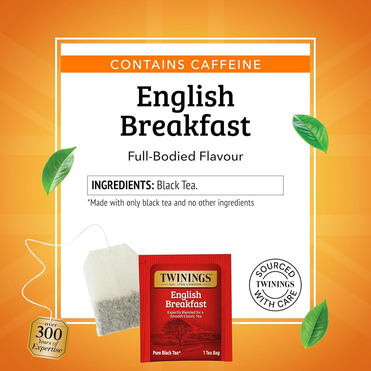 Twinings hot or iced black tea 100 teabags