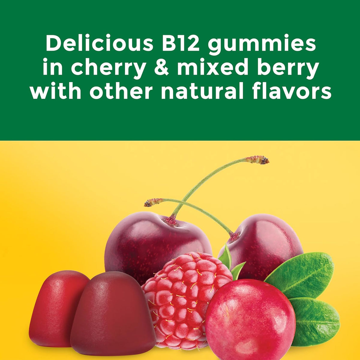 Nature Made gluten-free B12 gummies for adults