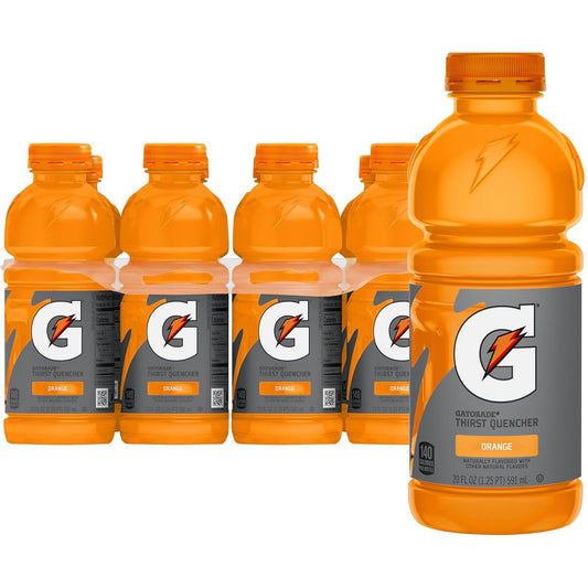 Gatorade Orange sports drink bottles pack of 8