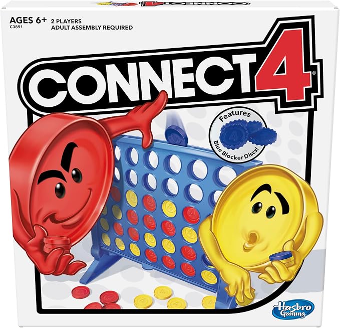 Hasbro Gaming Connect 4 strategy board game for ages 6 and up