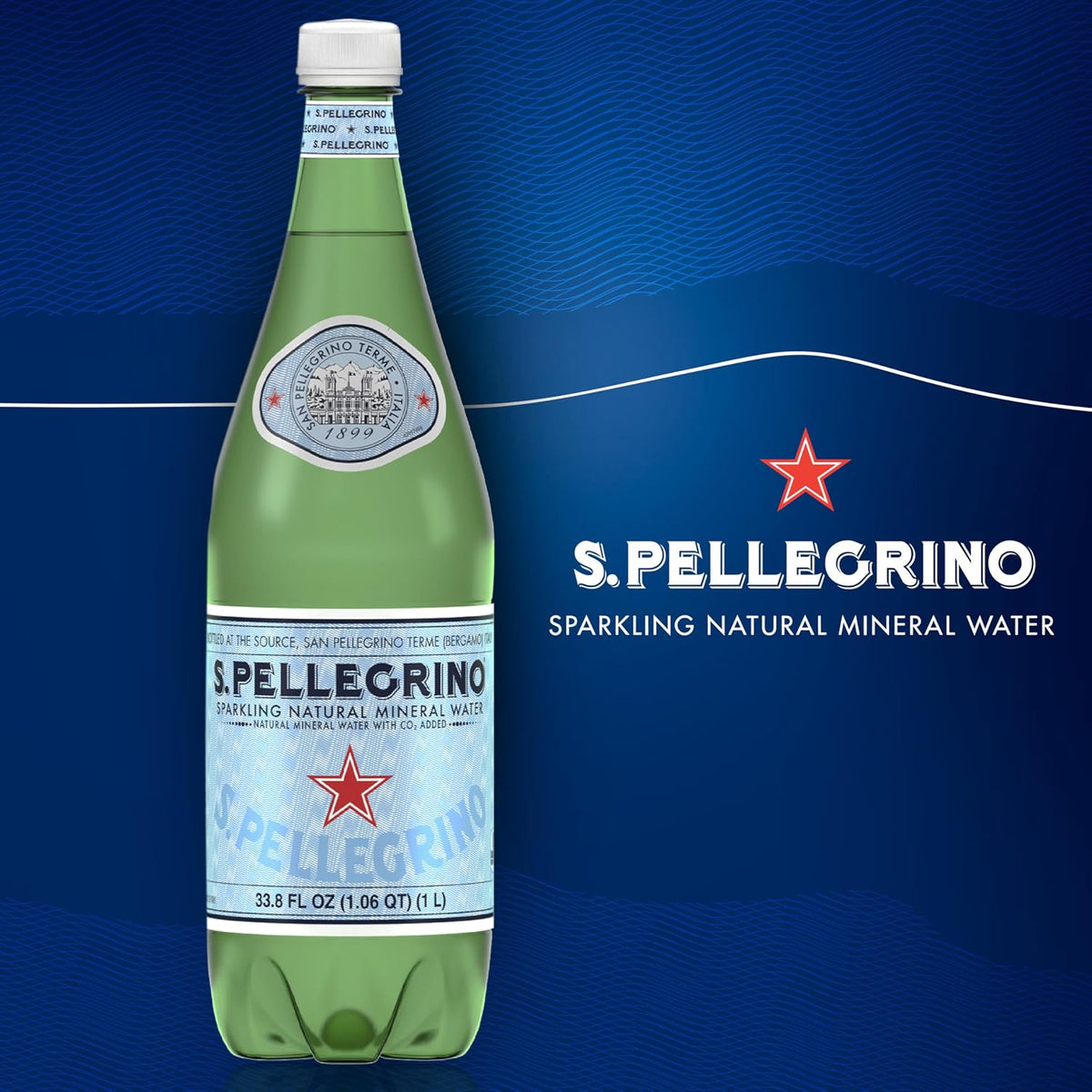 Premium sparkling water bottles for dining