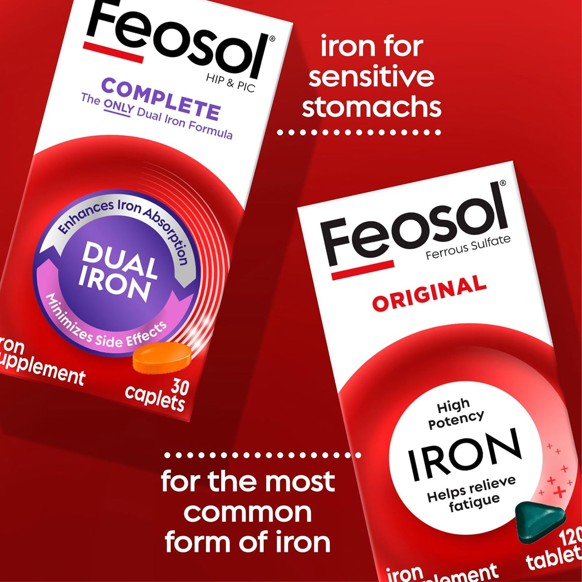 Feosol Original 4 month supply iron supplement