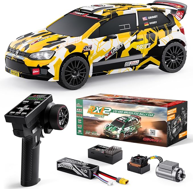 DIKAVEY remote controlled rally truck toy car