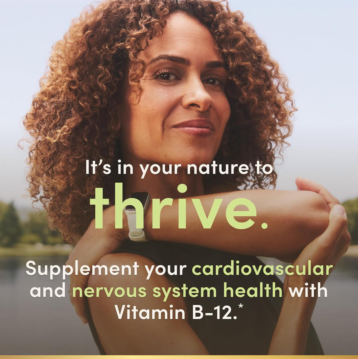 Cherry flavored B12 quick dissolve supplement bottle