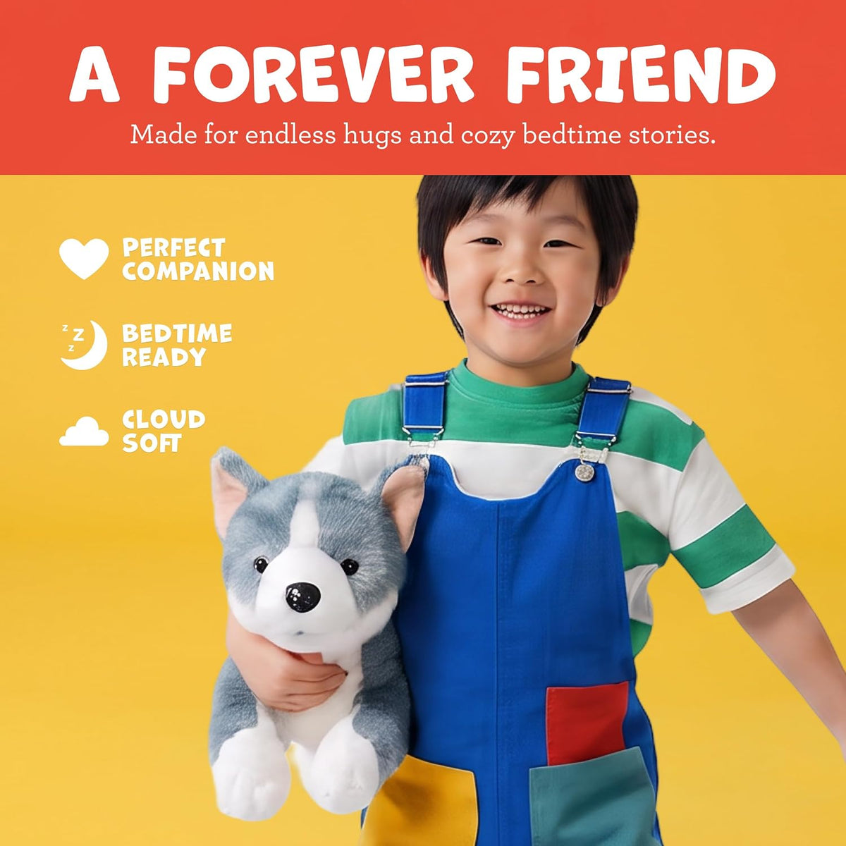 FAO Schwarz soft Corgsky puppy plush toy