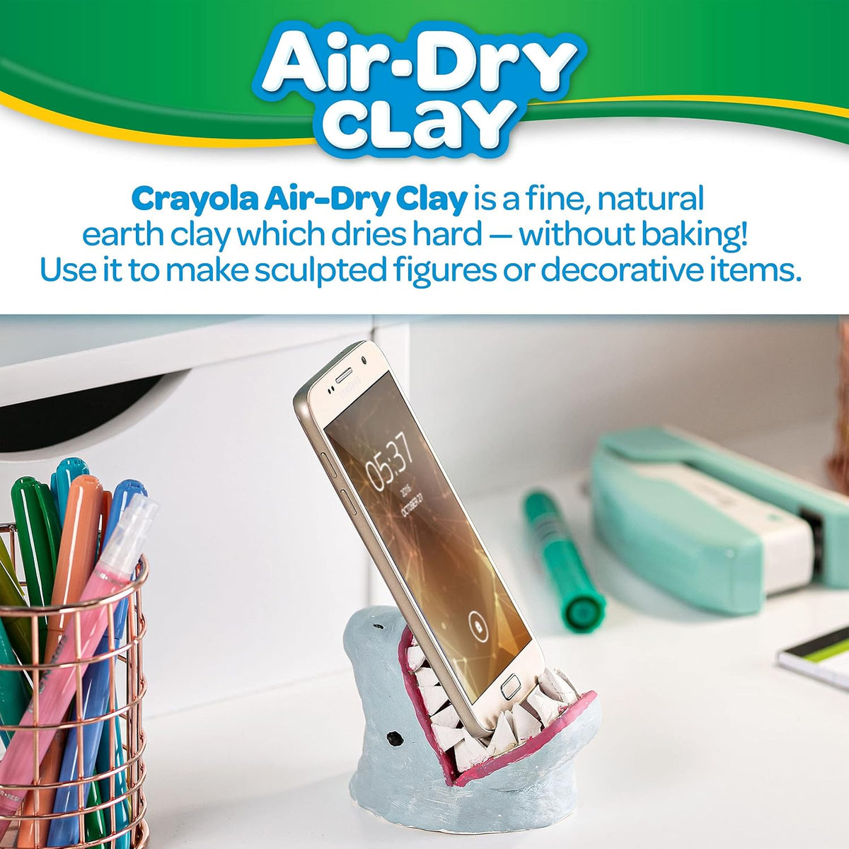 Crayola white clay for molding and creative crafts