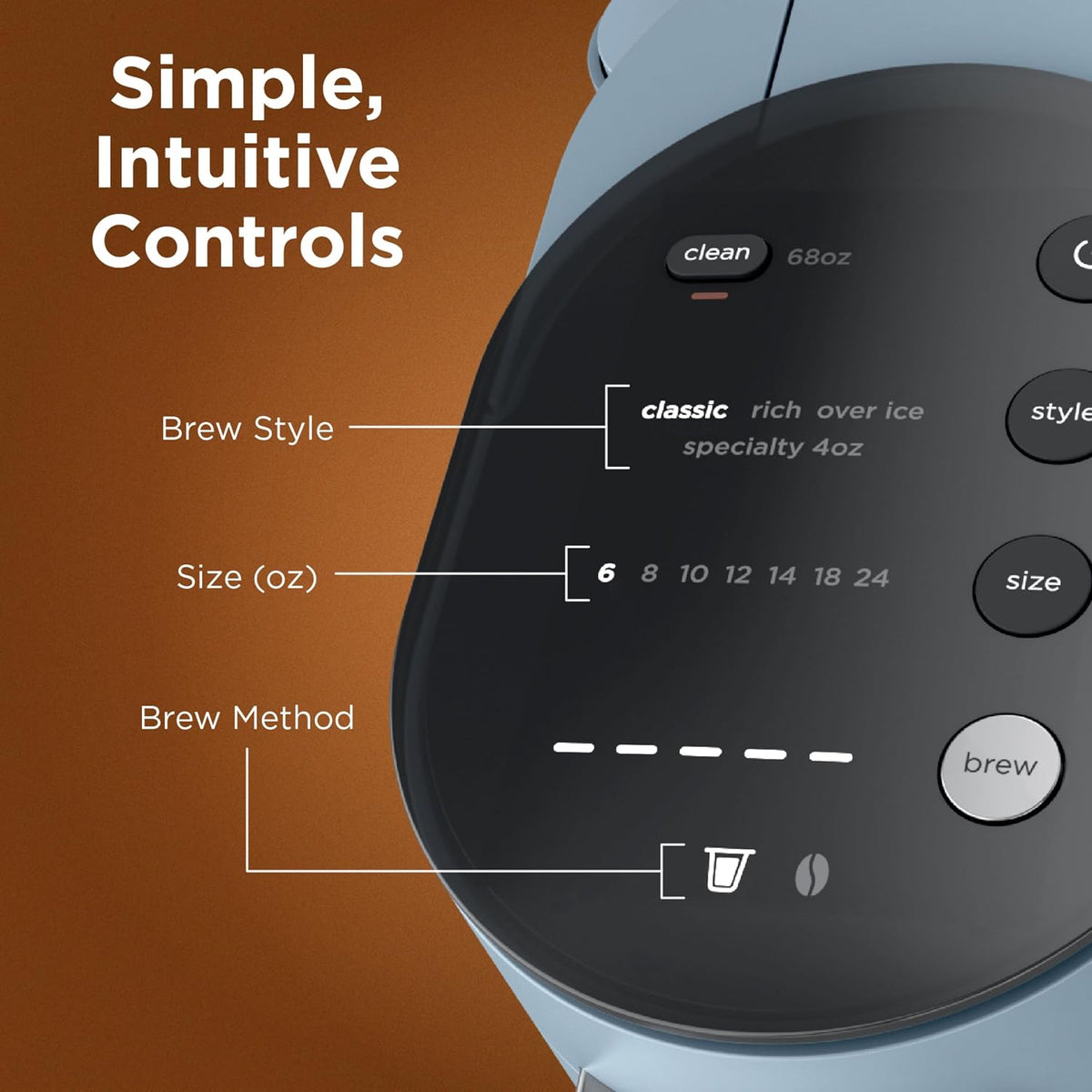 Ninja XL coffee maker for hot and iced drinks