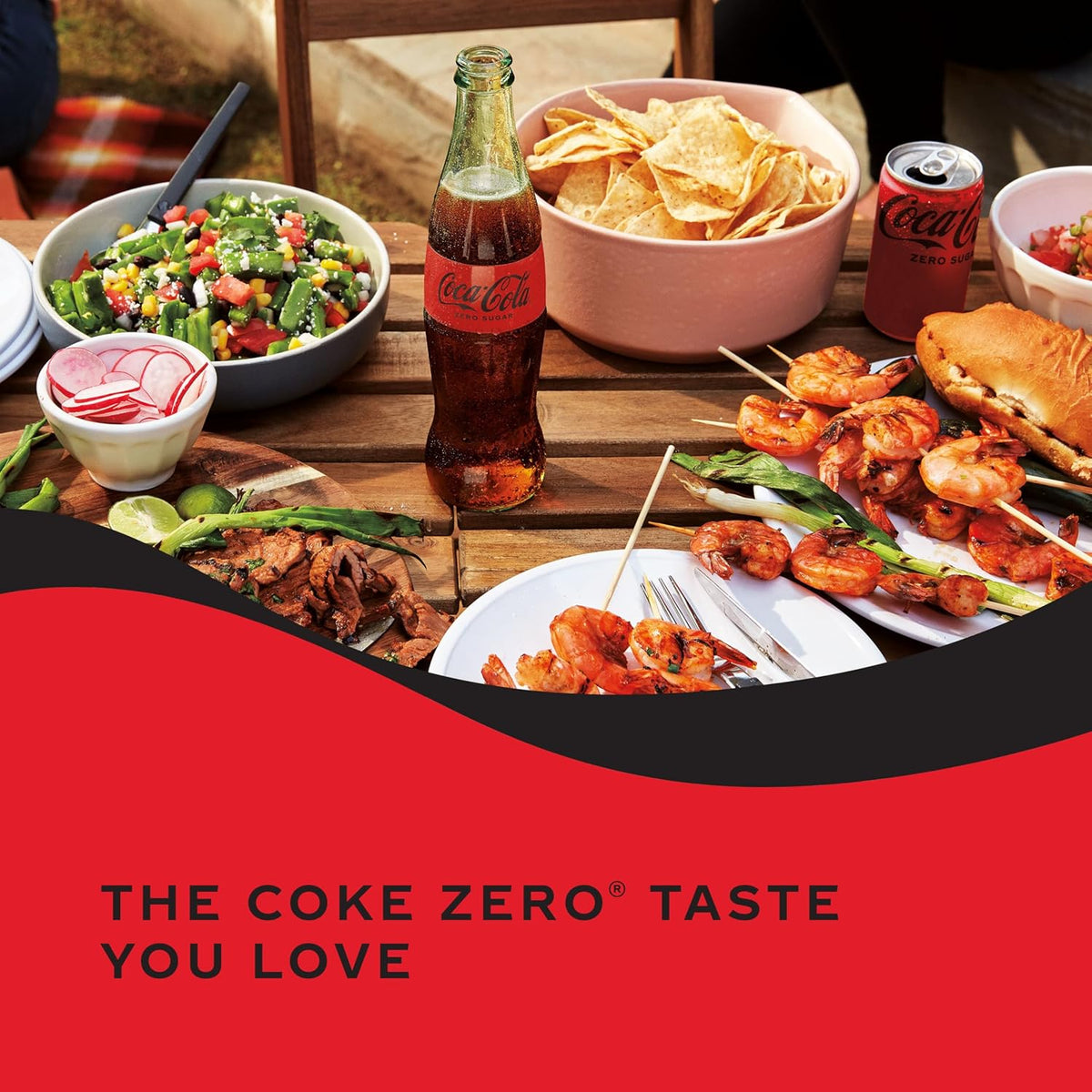 Zero sugar Coca-Cola soft drink 6 pack