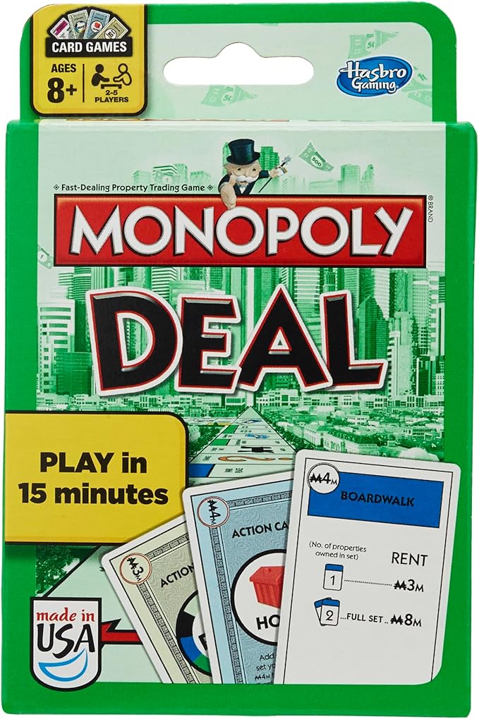 Hasbro Gaming Monopoly Deal card game deck