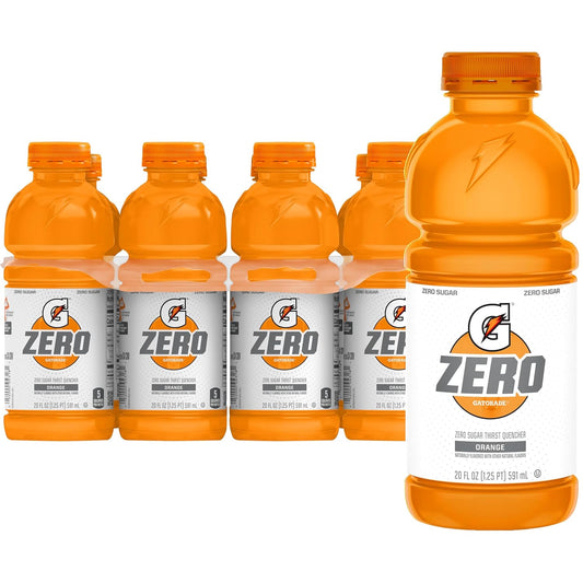 Gatorade Zero Sugar Orange electrolyte sports drink pack
