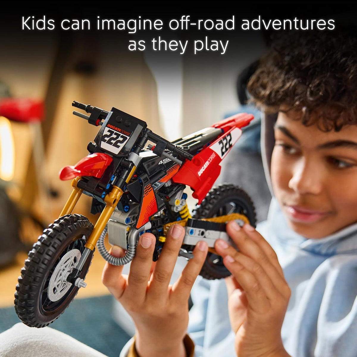 457-piece LEGO Technic Ducati motorcycle set