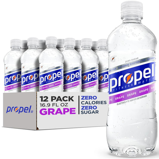 Propel zero calorie grape sports drink bottles