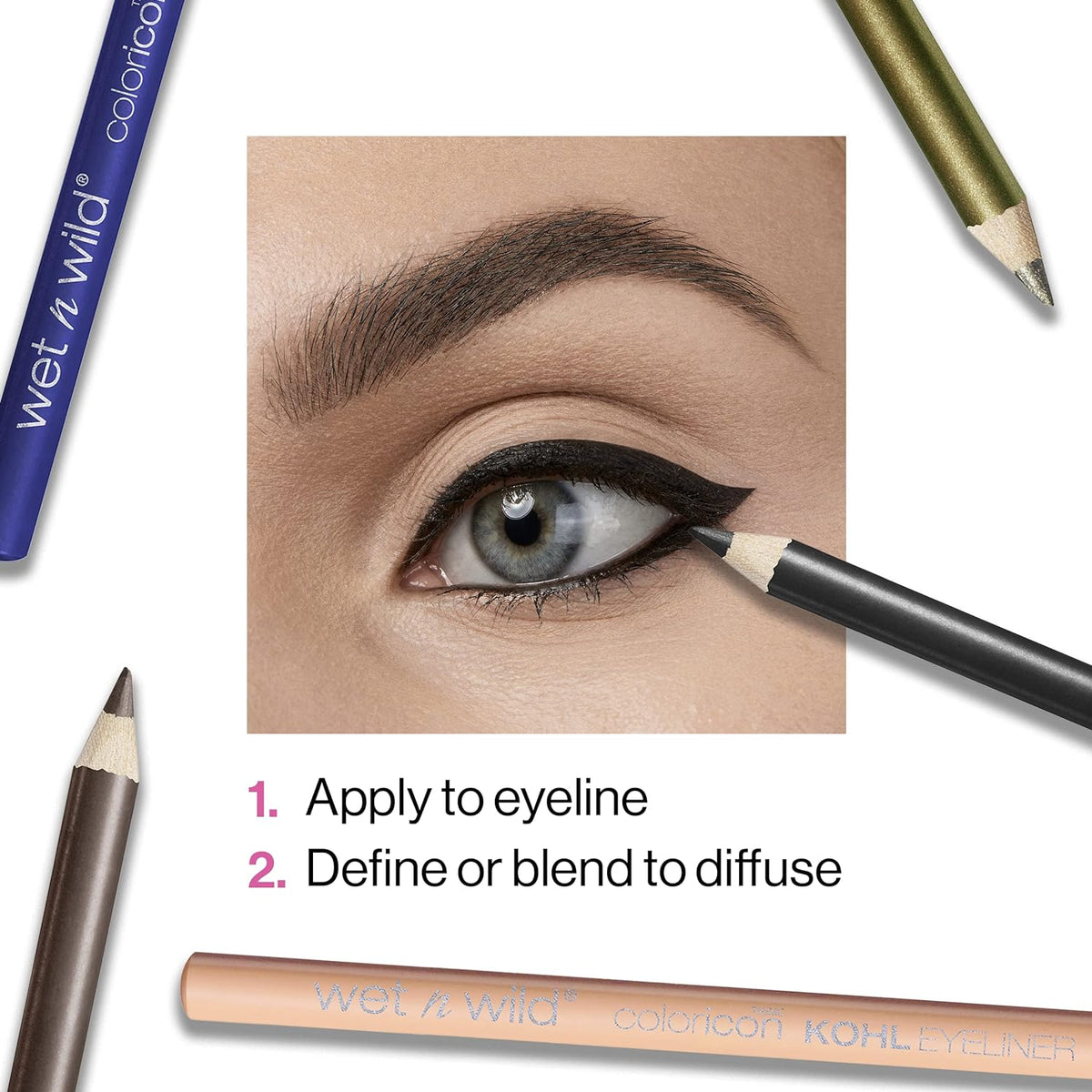 wet n wild eyeliner pencil for versatile eye looks