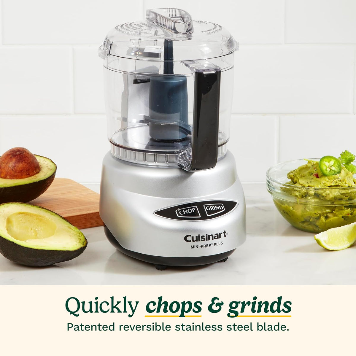 Cuisinart 3-cup kitchen food processor for small prep